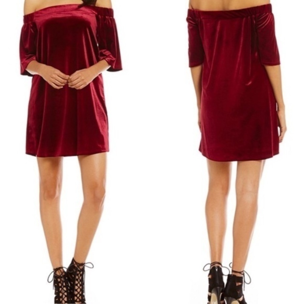GB Gianni Bini Velvet Dress